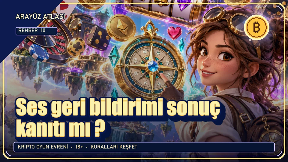 Ses geri bildirimi sonuç kanıtı mı? için kripto temalı oyun kapağı
